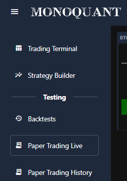 paper trading live tab